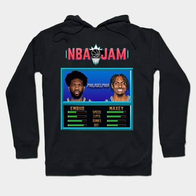 NBA JAM - Season 23-24 Hoodie by Buff Geeks Art